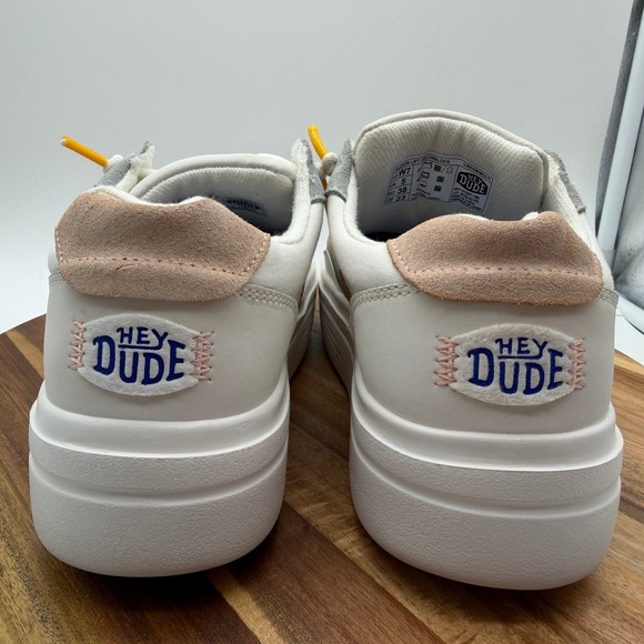 Hey Dude Women's Size 7 Hudson Lift Colorblock Cream/Multi  0221 - Picture 7 of 9